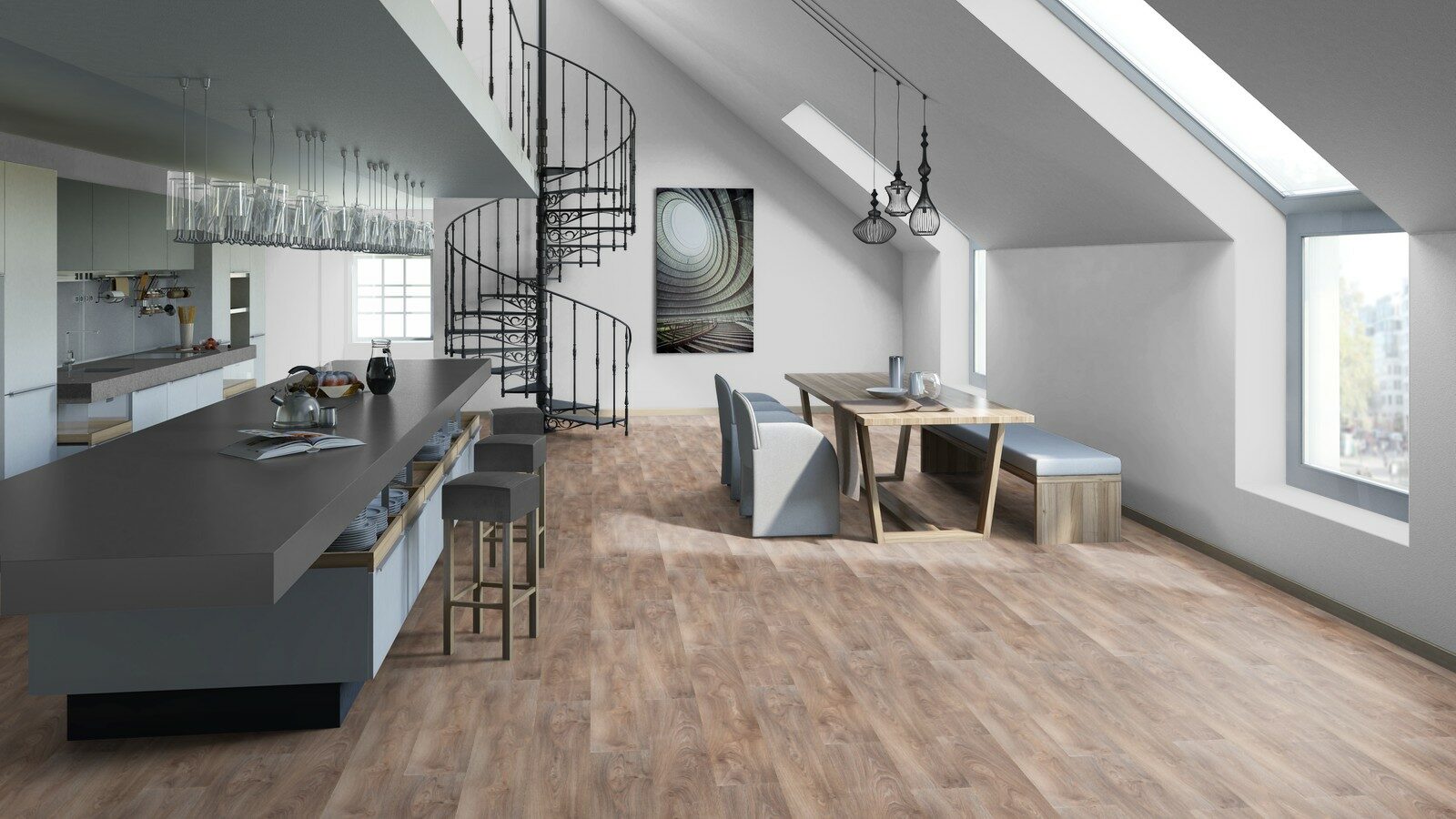 Artisan Дуб Одеон классичес NL 1292 x 194