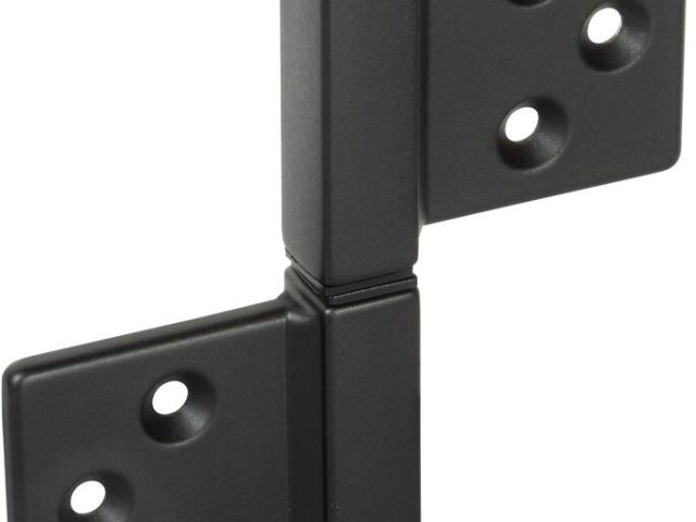 Петля карточная с круглой осью разобранная CH-R 85X82 черный