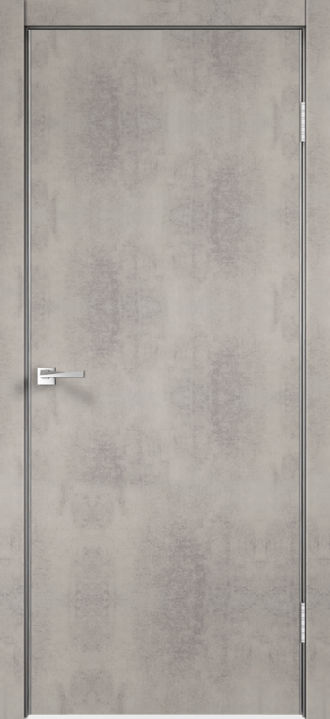 Дверное полотно Экошпон ТЕХНО 900х2000 цвет Муар светло-серый