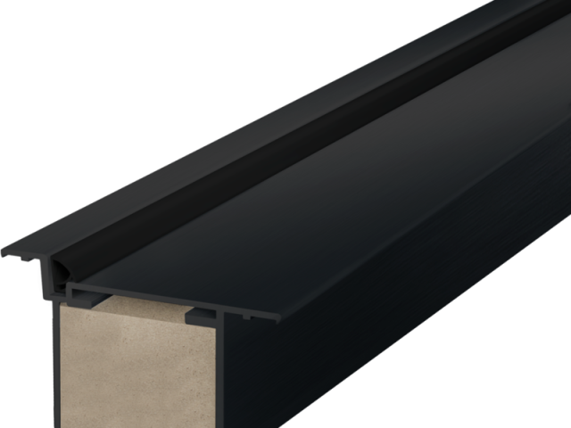 коробка INVISIBLE под покраску черный М 7 (675х2053)