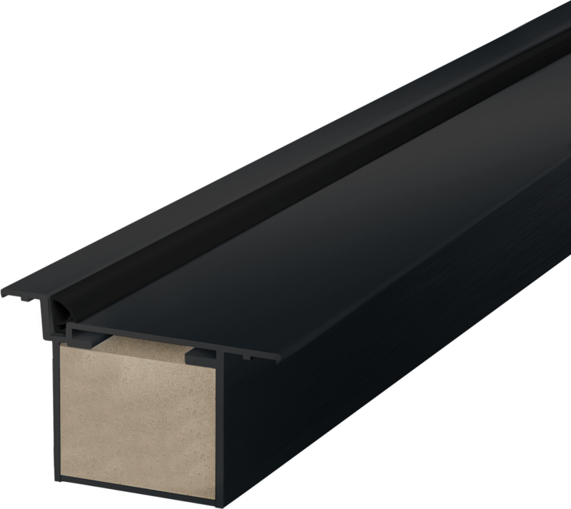 коробка INVISIBLE под покраску черный М 9 (875х2053)