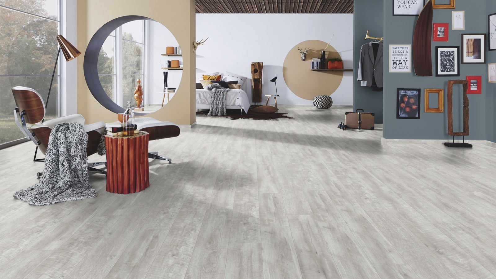 Floordreems Vario К060 Алабастер Барнвуд 1285 х 192