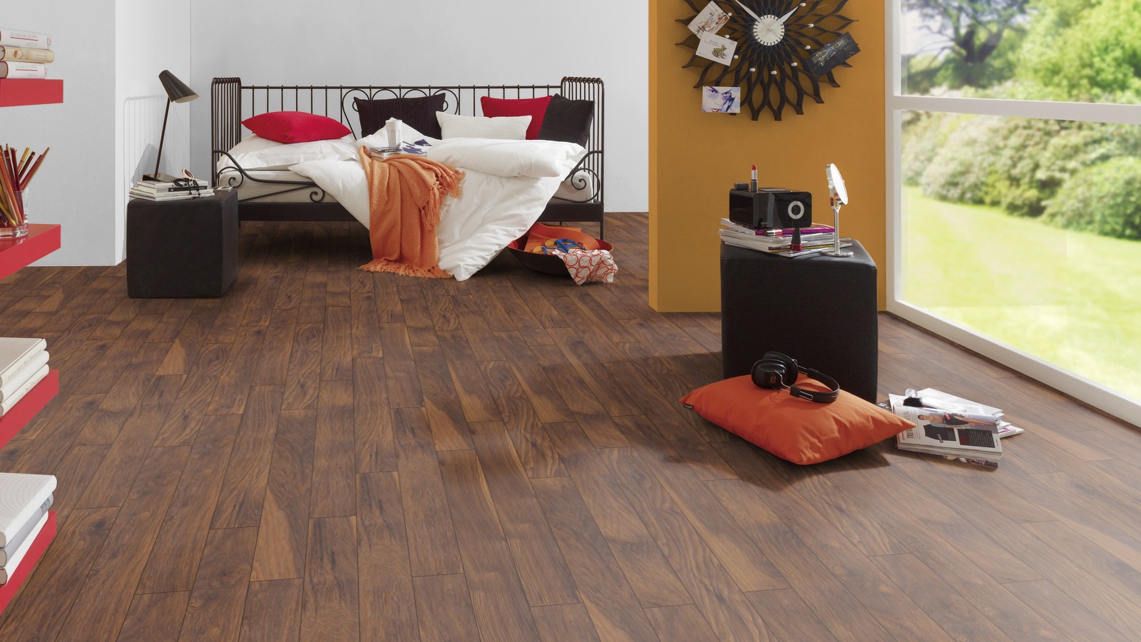 Vintage Narrow 8156 Красный Речной Гикори 1285 x 123