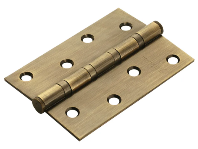 Петля стальная универсальная RS 100X70X2.5-4BB бронза античная