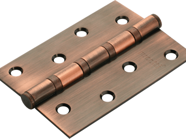 Петля стальная универсальная RS 100X70X2.5-4BB медь