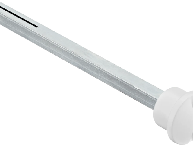 Четырехгранник 110мм с кнопкой LUX-SPINDLE-WC белый
