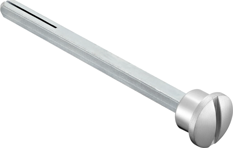Четырехгранник 110мм с кнопкой LUX-SPINDLE-WC хром