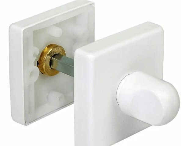 Завертка сантехническая LUX-WC-SQ белый